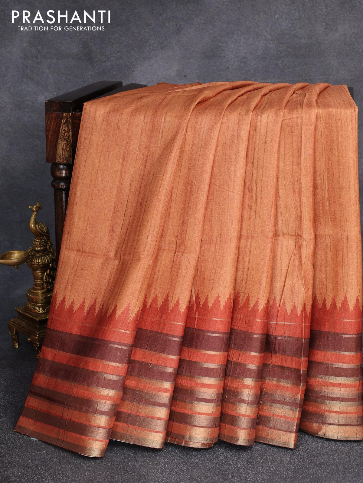 ORDER ONLINE @ Semi Tussar Sarees - https://www.prashantisarees .com/collections/semi-tussar-sarees Antique Jhumka - https://www.prashan...  | Instagram