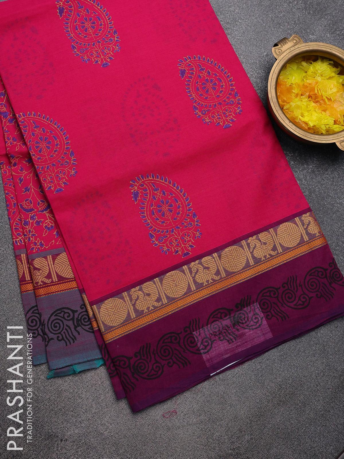 Elampillai silk and Chettinad cotton sarees