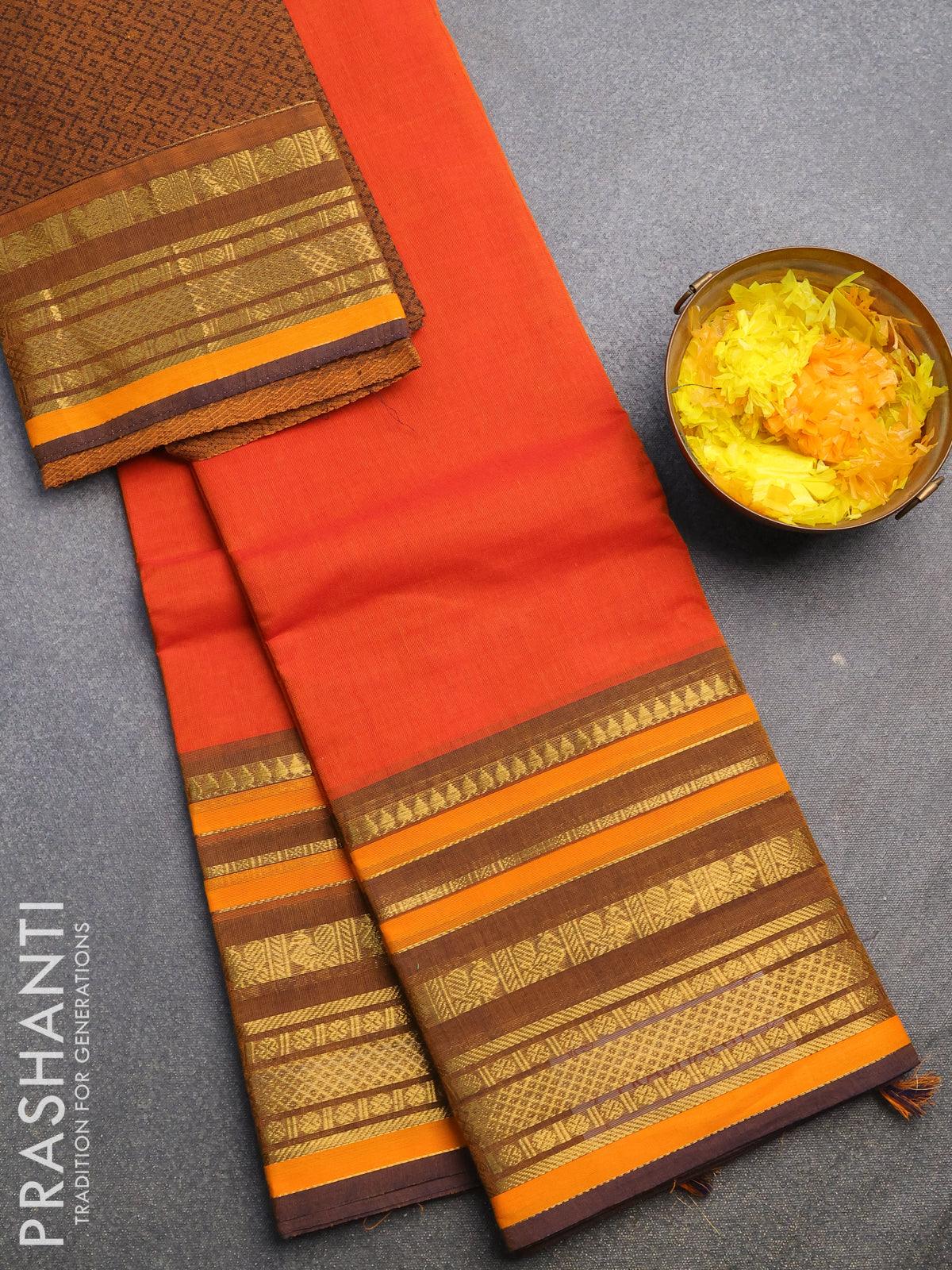 Saree Rasathe Chettinadu Cotton Y04 (Without Blouse) – Rasathe Darling