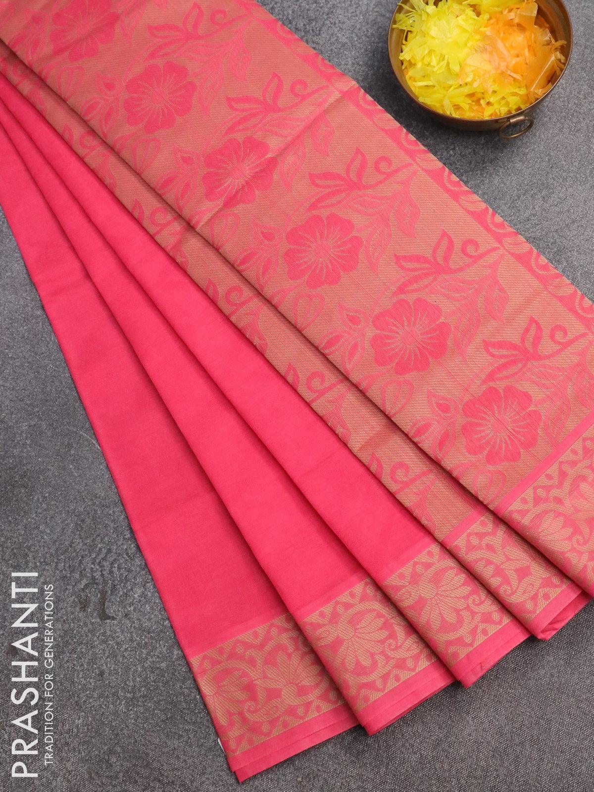 Zari Kota Sarees | Pure Cotton Sarees | KanchiVML