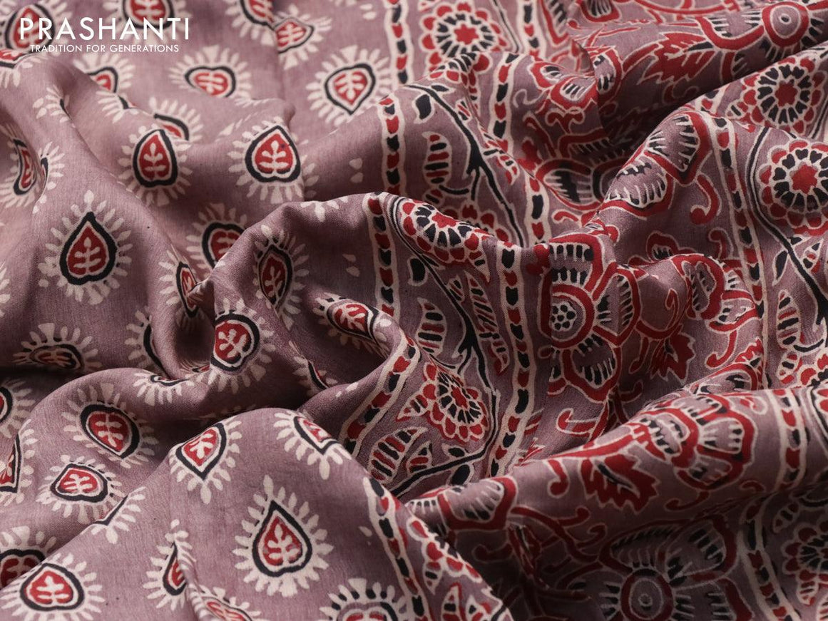 Ageless Block Print Art - The legacy of Ajrakh Modal Silk Sarees