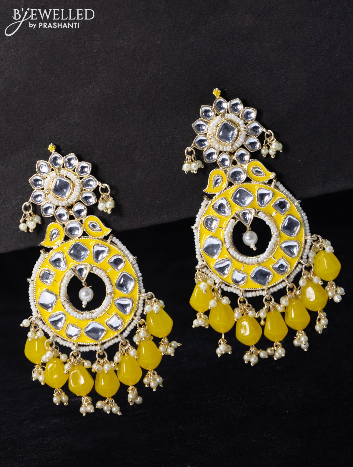 Vintage Fashion European And American High Carbon Diamond Yellow Earrings  Set Celebrity Temperament Premium Luxury 925 S - AliExpress