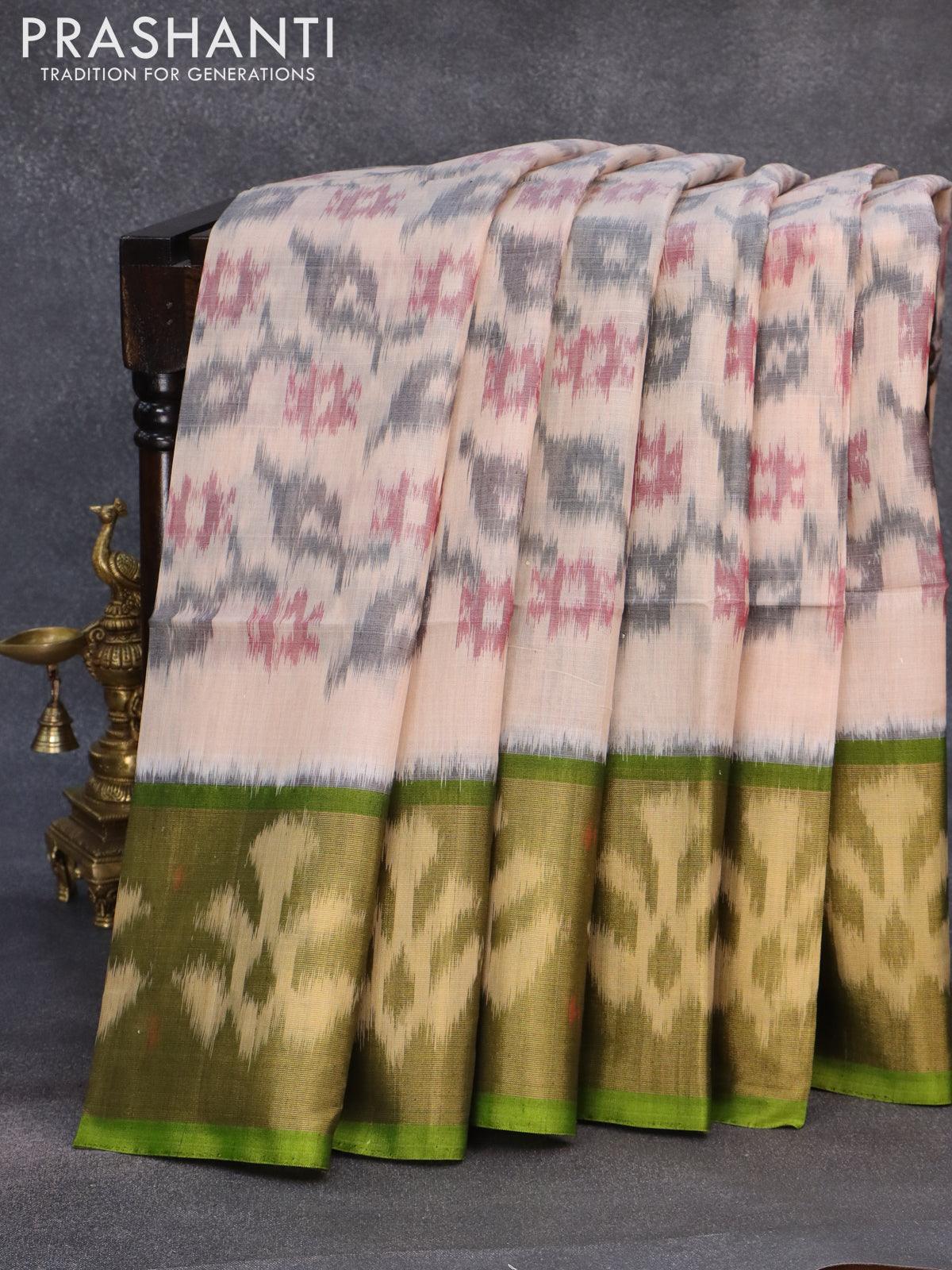 Ikat silk hotsell cotton sarees