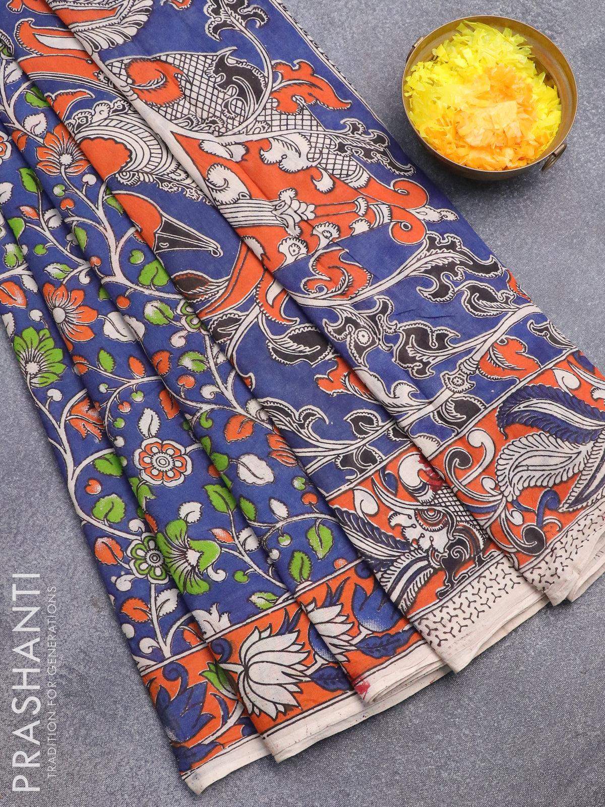 SRS | Kalamkari Cotton Sarees | Upto 20% Off | Prashanti | 6 August 2023 -  YouTube