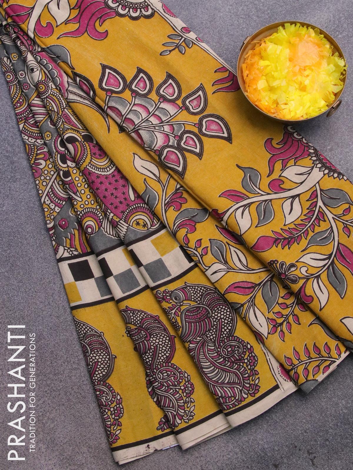 Kalamkari Cotton Sarees by Prashanti | Rs. 790/- Only | 17 Jul 22 - YouTube