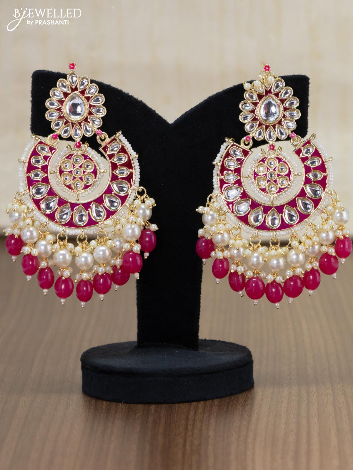 Latest Daily Wear 22k Gold Chandbali Earrings with Weight - YouTube