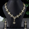 Necklace with cz stones in victorian finish - {{ collection.title }} by Prashanti Sarees