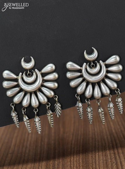 Oxidised chandbali earring with hangings - {{ collection.title }} by Prashanti Sarees