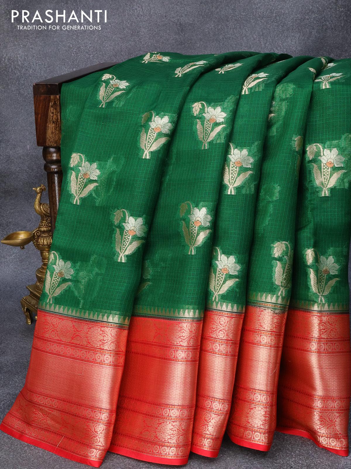 Kanjivaram Silk Cotton – Prashanti Sarees