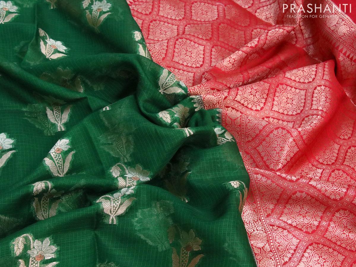 Buy Women's Kota Doria Cotton Manipuri Saree With Unstitched Blouse Piece  Online in India - Etsy