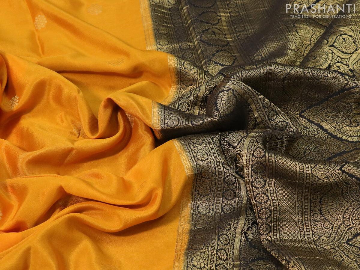 Buy Yellow Sarees for Women by Anjaneya Sarees Online | Ajio.com