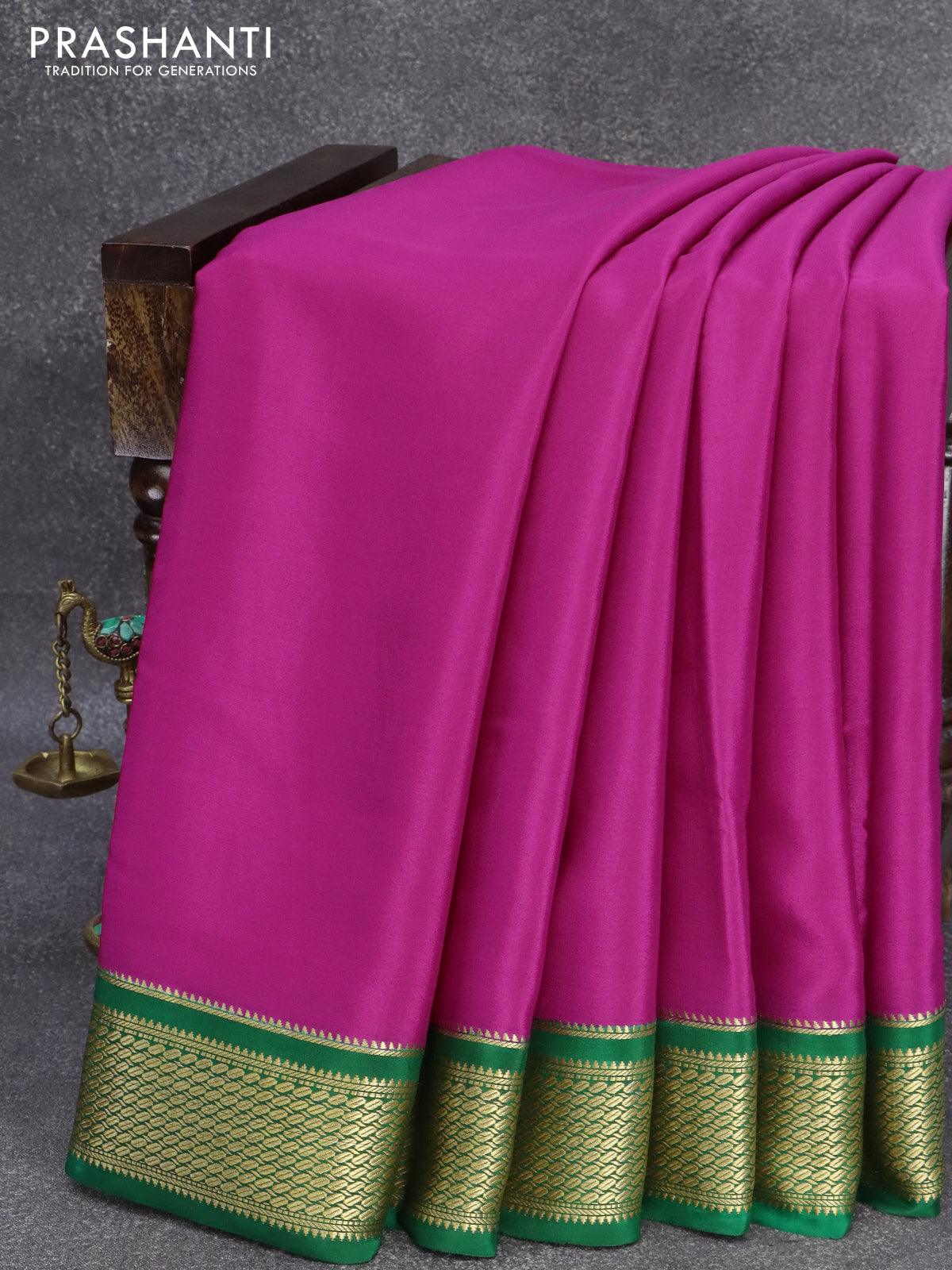 Pure Mysore Silk Saree – Sudarshansarees