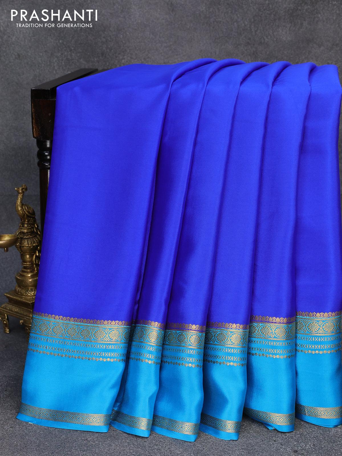 Buy 100+ Pure Mysore Silk Saree Online | Luxurionworld – tagged  