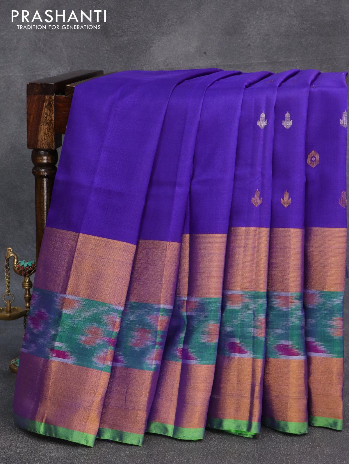 Wedding Wear Uppada pure soft Silk tissue Saree, Hand, 5.5 m (separate  blouse piece) at Rs 2800 in Pithapuram