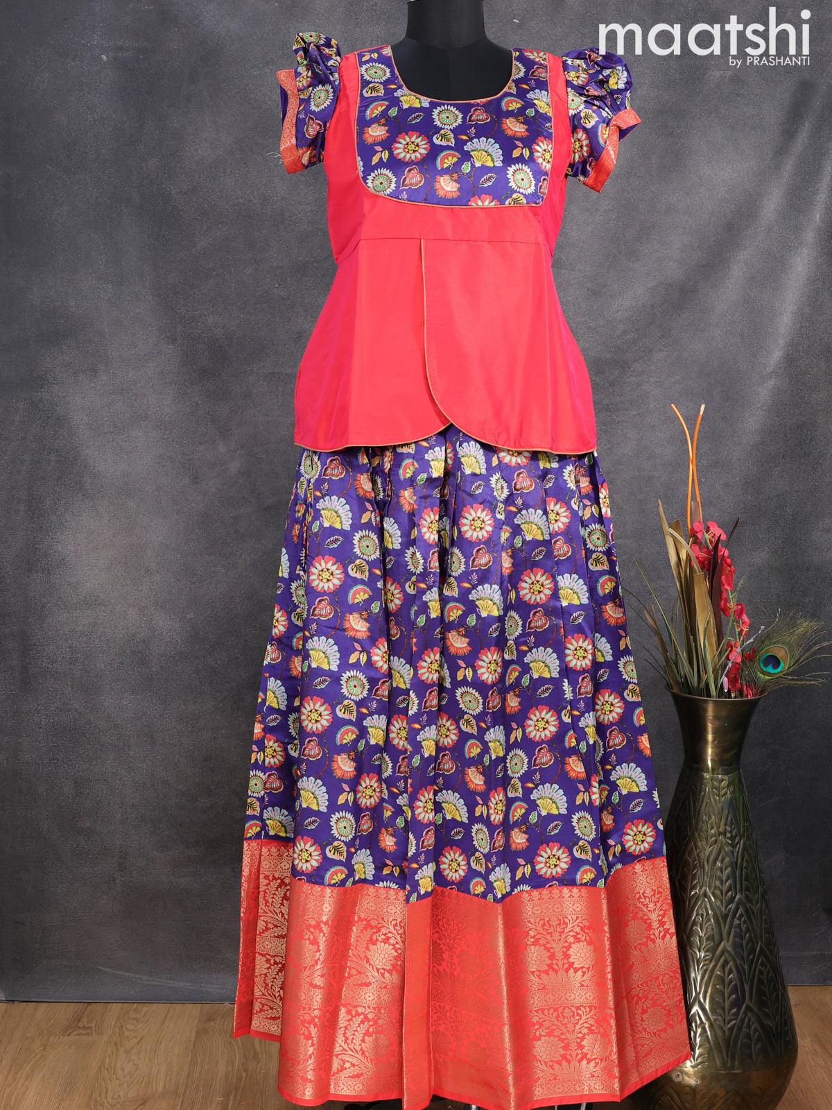 4 Colours Indian Kids Girl Lehenga Choli, Size: 5 to 12 years at Rs  721/piece in Surat