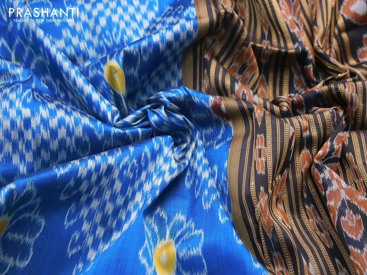 Swapna - Handwoven Ikat Silk Saree – Anuradha Ramam