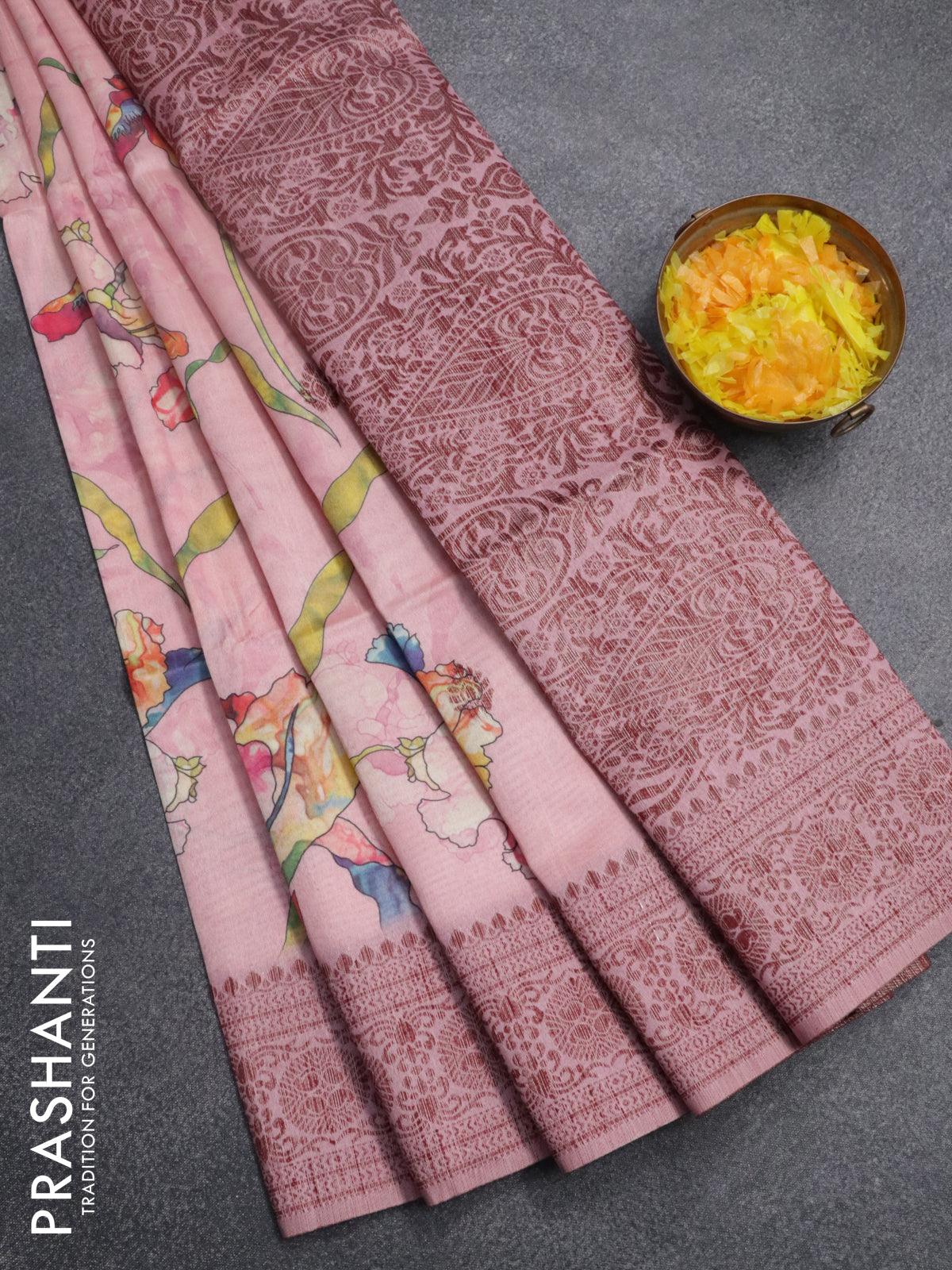 Introducing our latest line, the ✨KANIKA✨ collection of semi jute silk  sarees. These sarees come with zari and thread woven in floral... |  Instagram