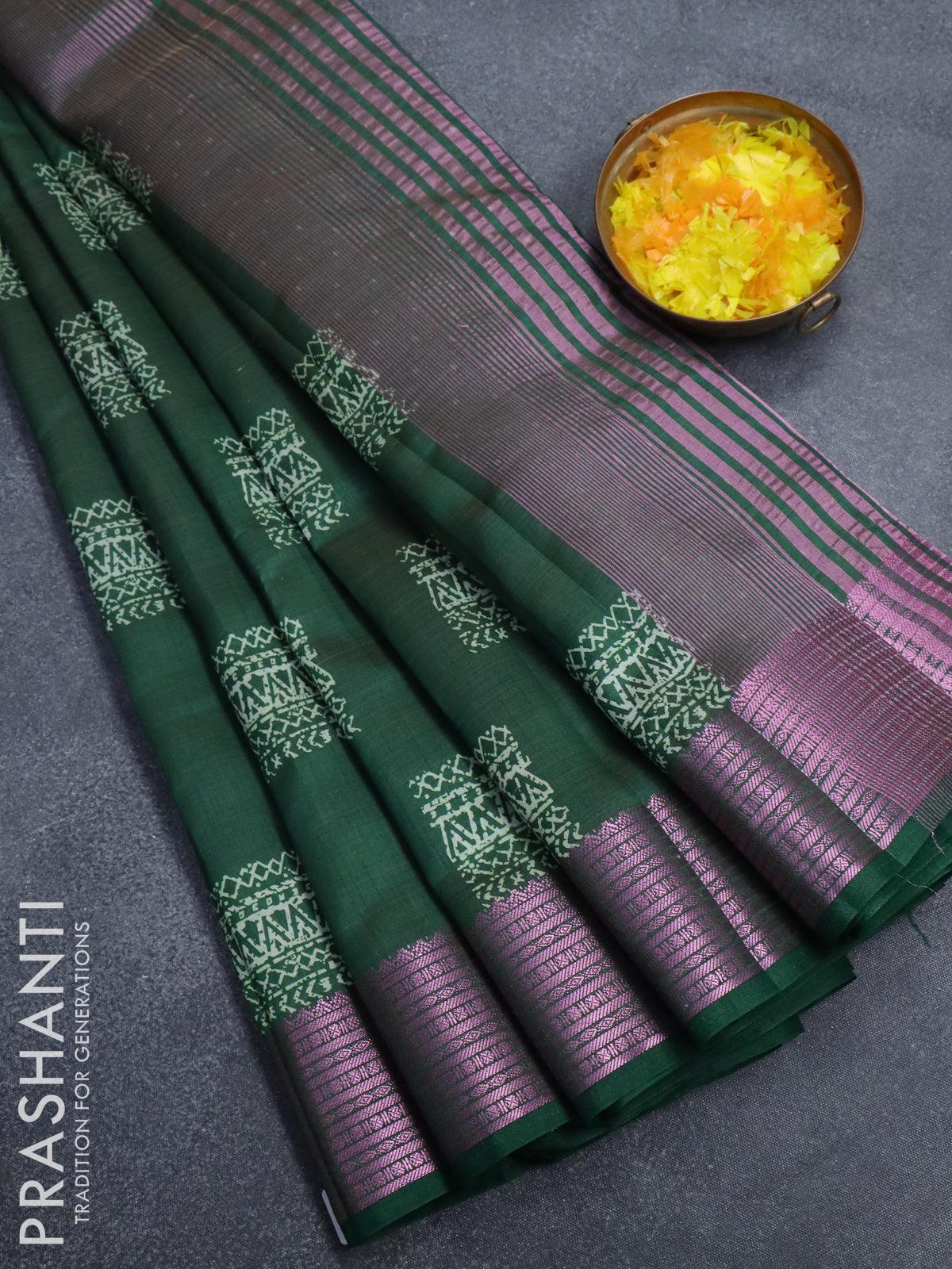 Taranga Kanchi Silk Jaal Tissue Gold Saree With Rakhi and Gift Box |  Kankatala