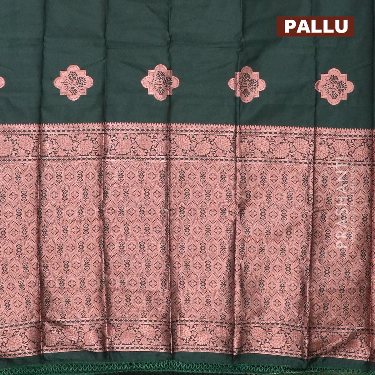 Pure kanjivaram silk saree pink and black with allover small checked p – Prashanti  Sarees