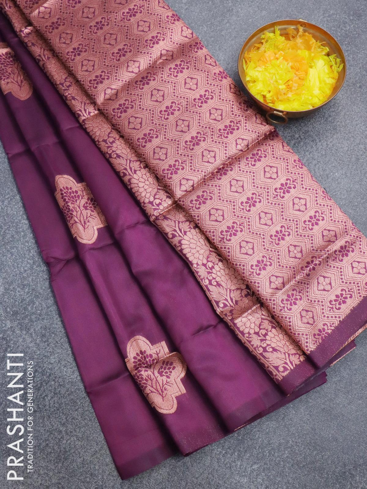 Soft Semi Silk Saree With Rich Zari Woven Pallu 21940N – Griiham