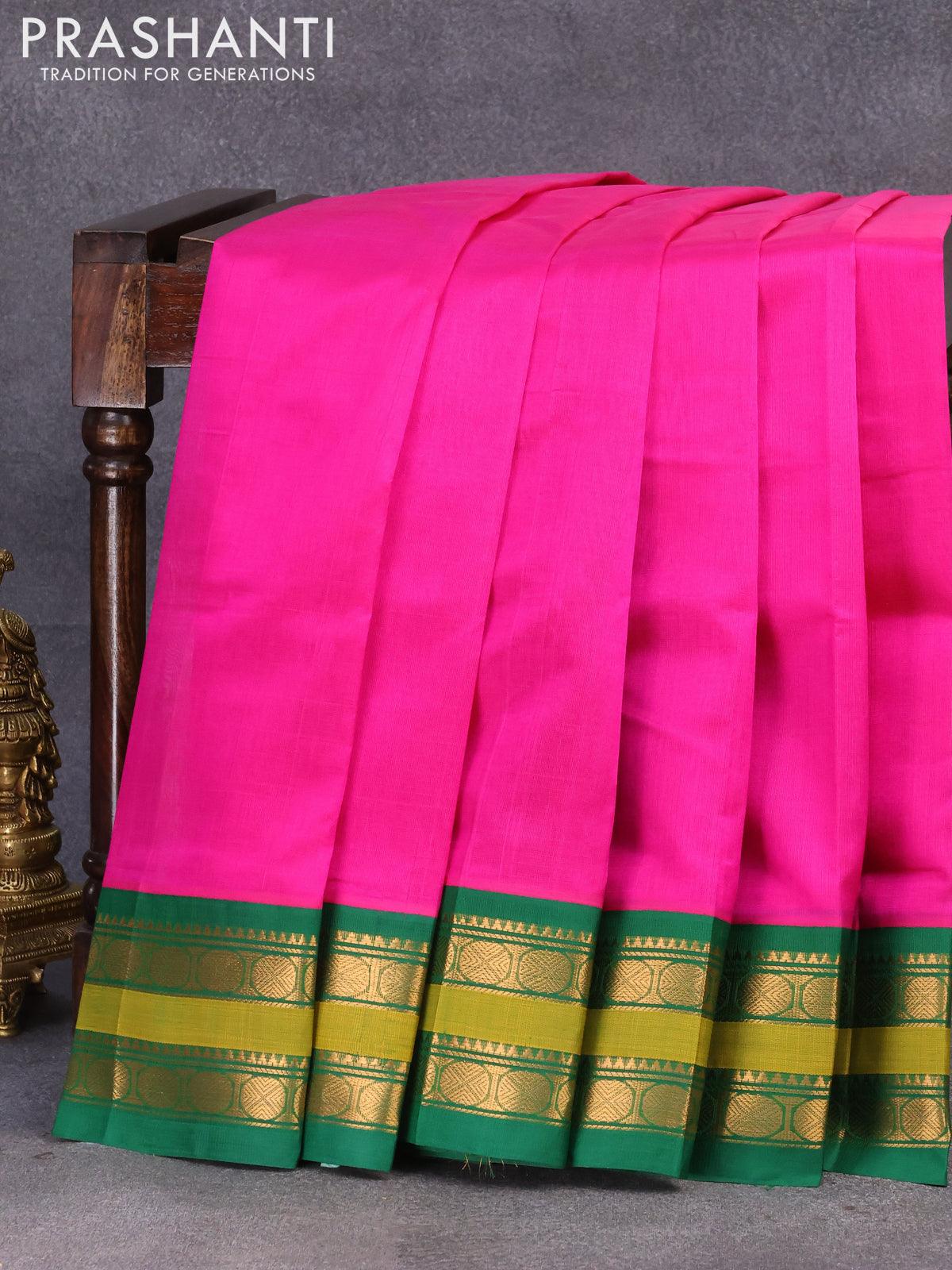 What makes Kanchipuram korvai silk sarees so special? -