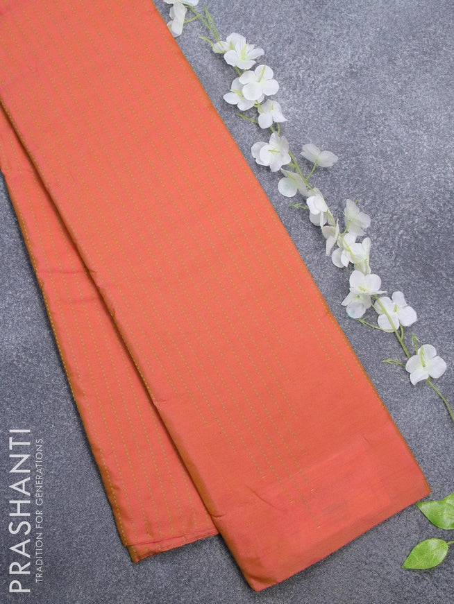 Arani semi silk saree dual shade of pink with allover thread weaves in borderless style - {{ collection.title }} by Prashanti Sarees