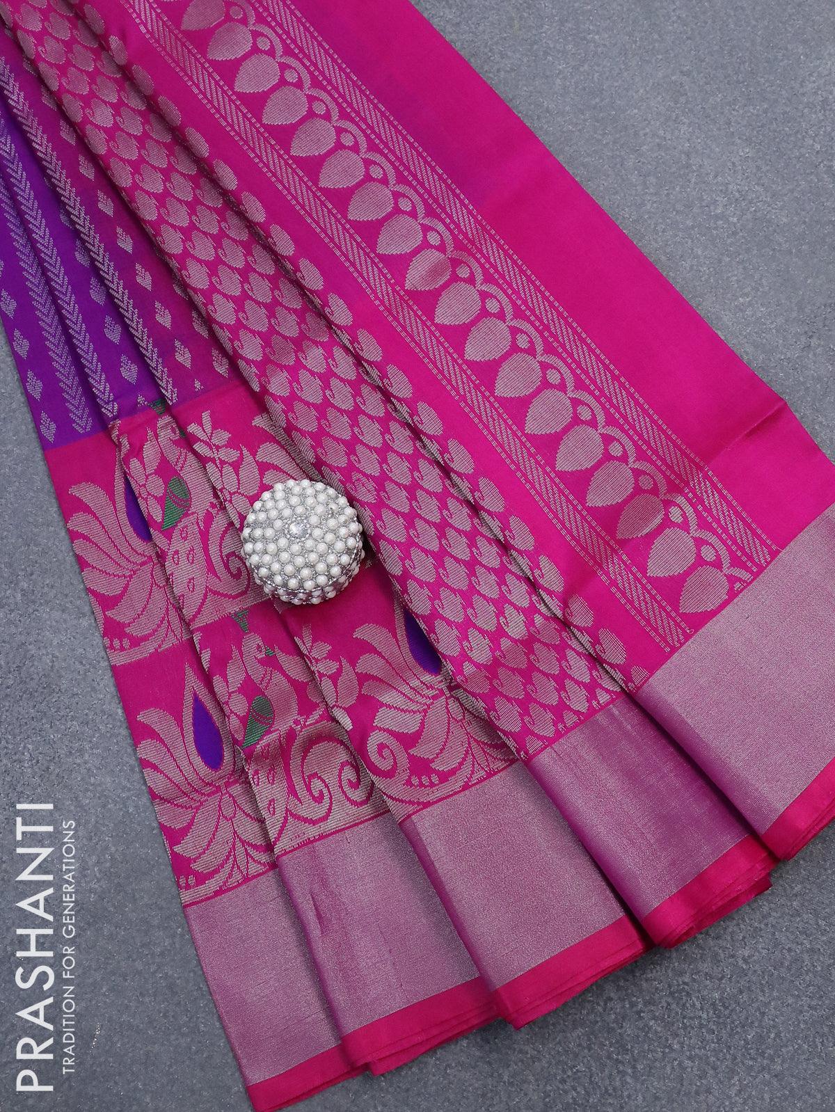 INDIAN ETHNIC WOMEN'S Pink Linen Silver Zari Border Saree with Mukaish  Detailing – THE INDIAN ETHNIC CO.