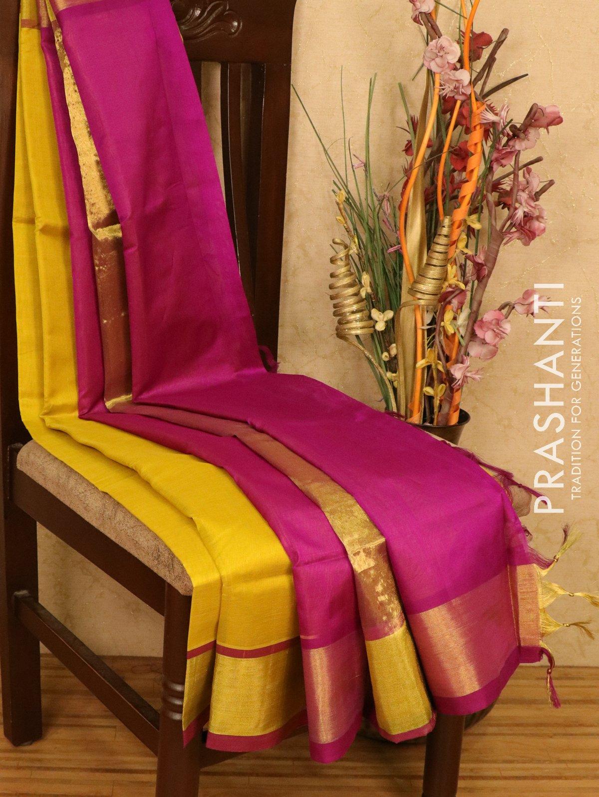 Buy Latest Cotton & Cotton Silk Sarees online in USA – Kaash