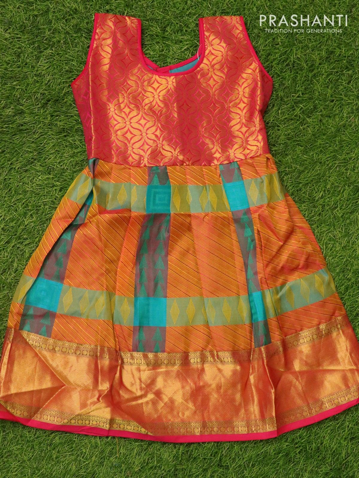 Green ( Base ) Kids Baby Frock, Age Group: 2-4 Years at Rs 220/piece in  Surat